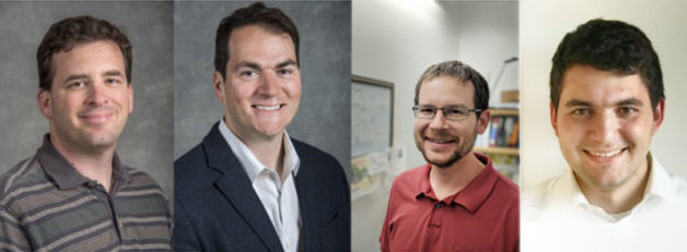 (from left) Adam Weber, New Danilovic, Douglas Kushner, and John Petrovick (Credit: Berkeley Lab)