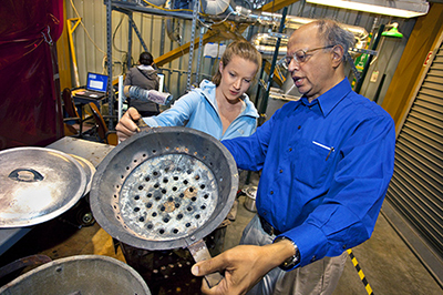 Ashok Gadgil with Darfur Stove