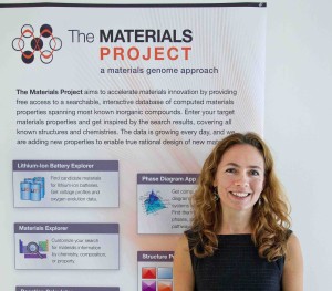 In 2009, computational materials scientist Kristin Persson used funding from Berkeley Lab’s Laboratory Directed Research and Development program to develop the nascent Materials Project’s capabilities and make it open access to serve a diverse community of materials scientists. (Credit: Roy Kaltschmidt/Berkeley Lab)